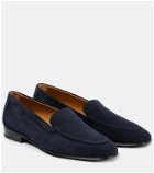 The Row Sophie suede loafers
