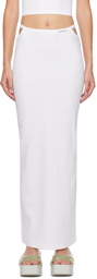 alexanderwang.t White Cutout Maxi Skirt