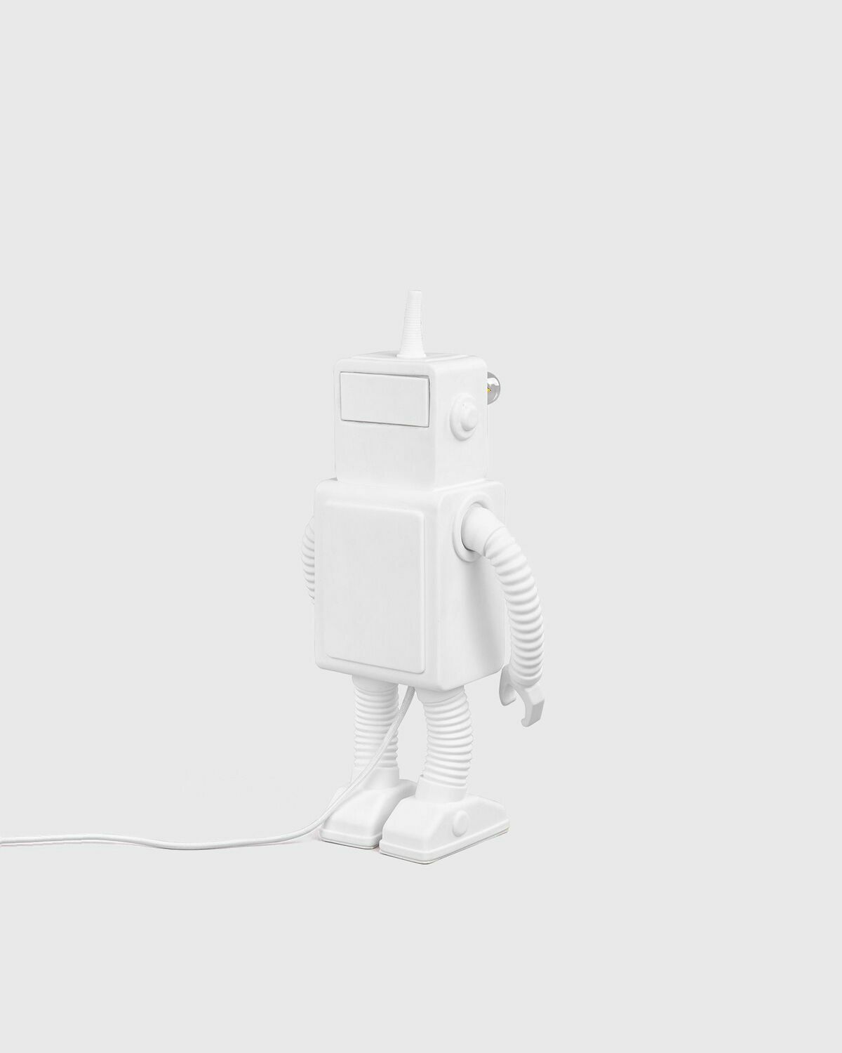 Seletti PORCELAIN LAMP - ROBOT LAMP - EU PLUG White Mens Home deco