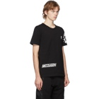 Alexander McQueen Black Motocross Skull Print T-Shirt
