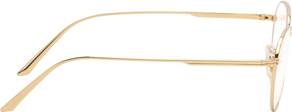 KHAITE Gold Oliver Peoples Edition 1991RX Glasses