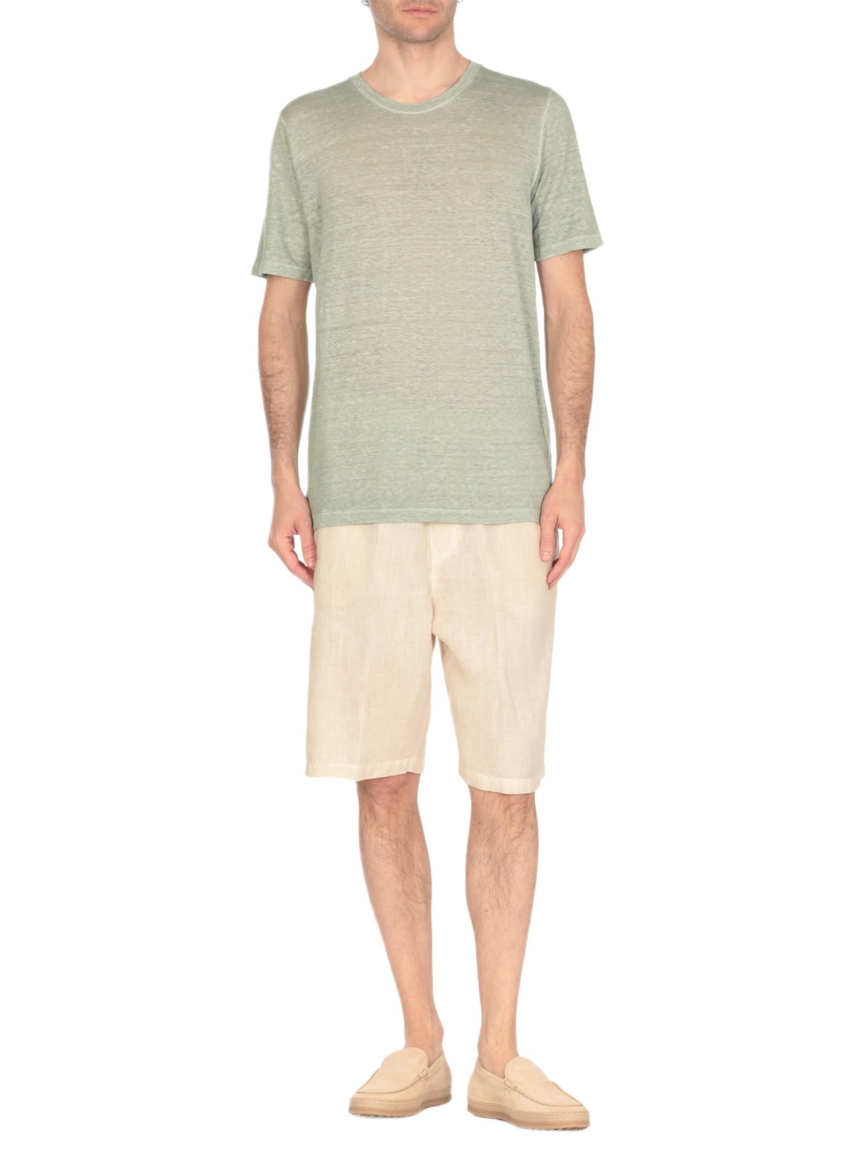 120% Lino Linen Bermuda Shorts