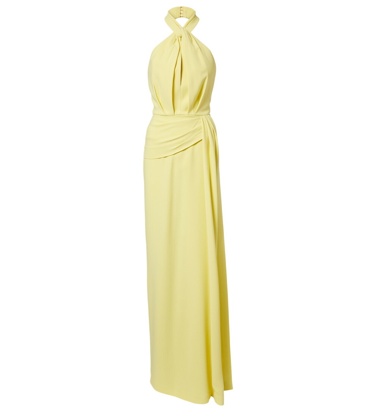 Photo: Elie Saab Halterneck cady gown