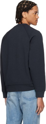 BOSS Navy Embroidered Sweatshirt