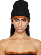 ISSEY MIYAKE Black & Orange Interplay Beanie