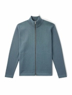 S.N.S. Herning - Naval Slim-Fit Wool Zip-Up Cardigan - Blue
