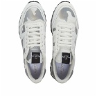 Valentino Men's Camo Rockrunner Sneakers in White/Silver