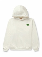 Marni - Oversized Logo-Print Cotton-Jersey Hoodie - White