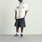 WTAPS Men's League Short Sleeve Shirt in White