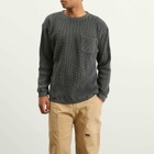 Manastash Men's Heavy Snug Thermal Long Sleeve T-Shirt in Black
