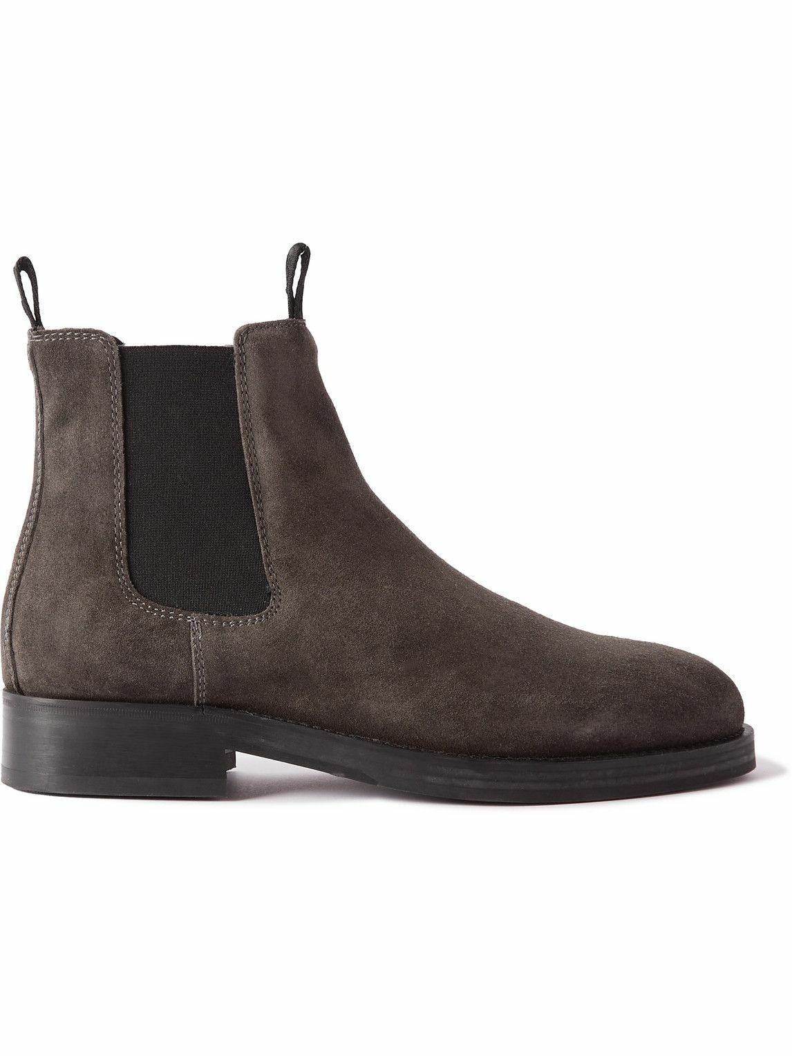 Photo: Belstaff - Longton Leather Chelsea Boots - Gray