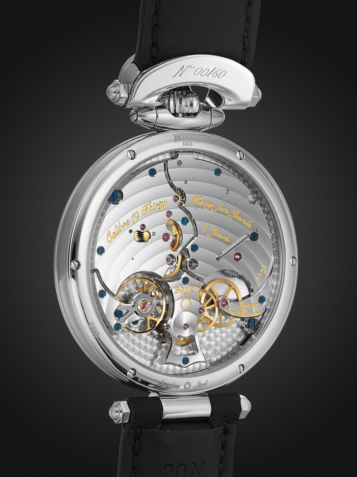 Bovet - 19Thirty Limited Edition Hand-Wound 42mm Stainless Steel Watch, Ref. No. NTS0115