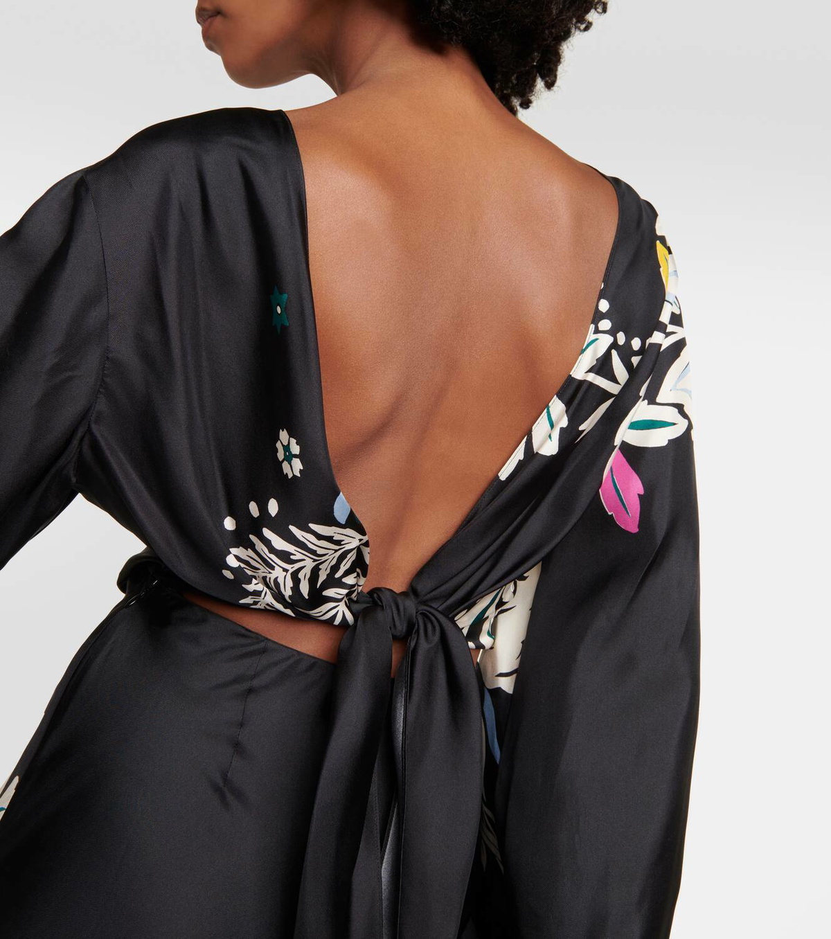 ■DOROTHEE SCHUMACHER プリント シルク ツイール ミディ ドレス Dorothee Schumacher Flower Whirl silk midi dress Dorothee