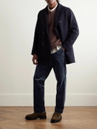 Oliver Spencer - Straight-Leg Cotton-Blend Corduroy Trousers - Blue