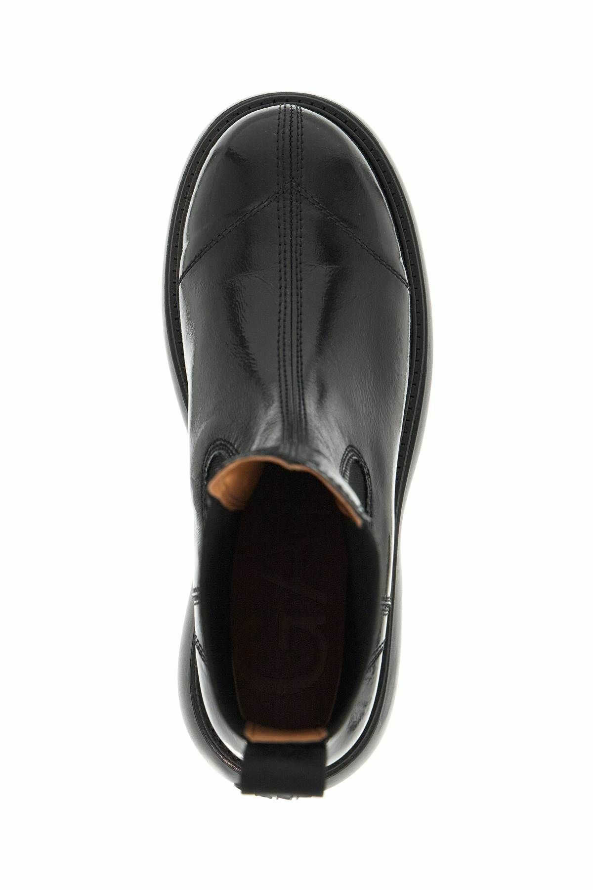 GANNI chelsea ankle boots Black