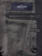 J. Mueser - Waverly Double-Breasted Virgin Wool Suit Jacket - Gray