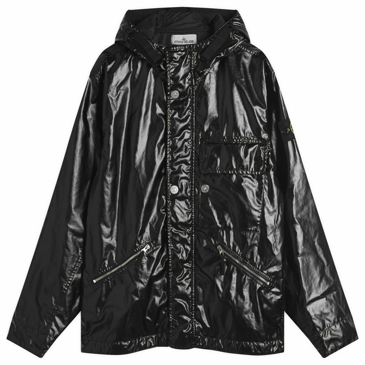 Stone Island Men's Marina Aluminium Tela Parka Jacket in