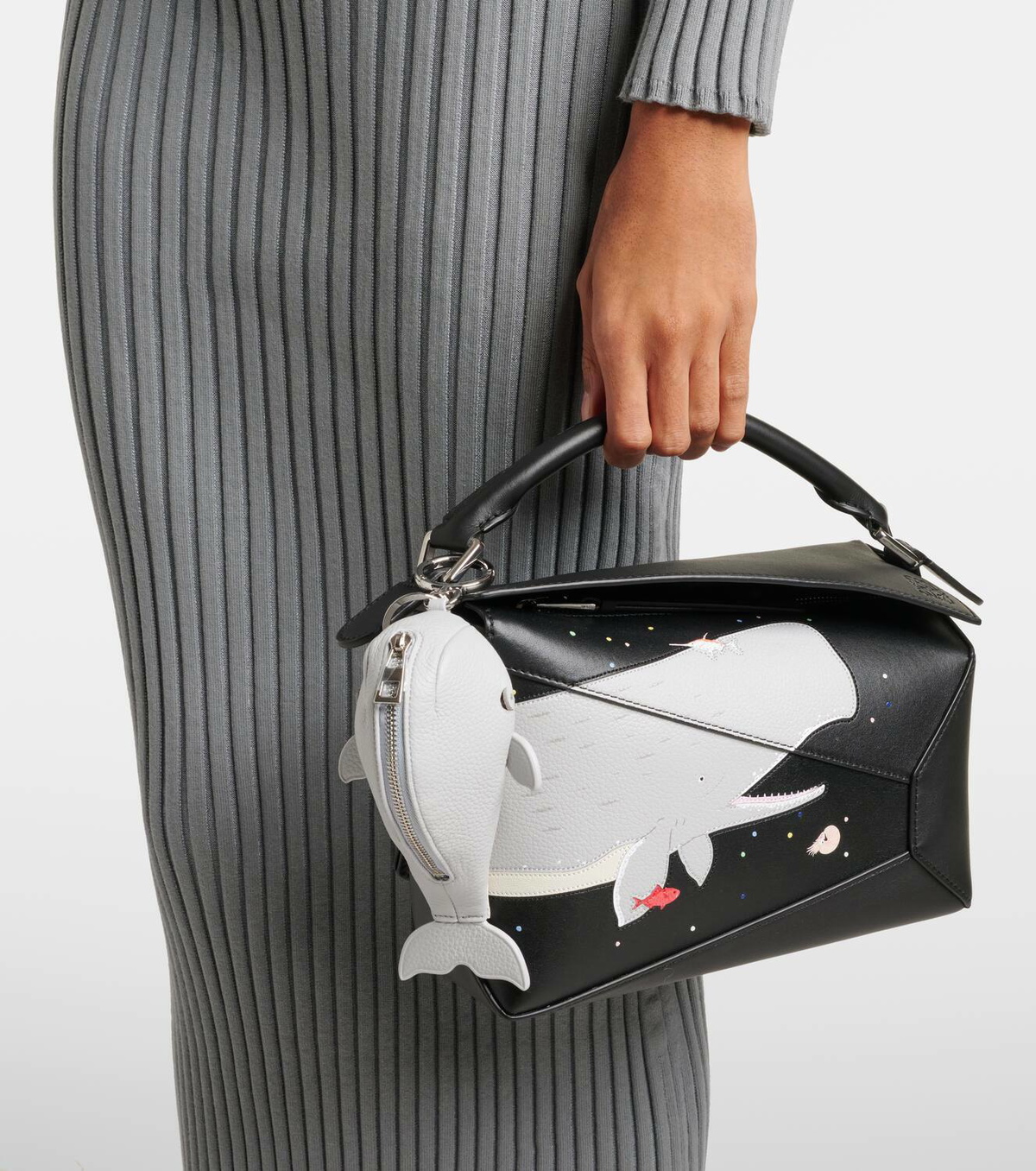 Loewe x Suna Fujita Whale leather bag charm Loewe