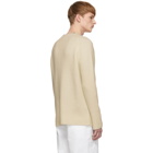 Joseph White Wool Round Neck Sweater