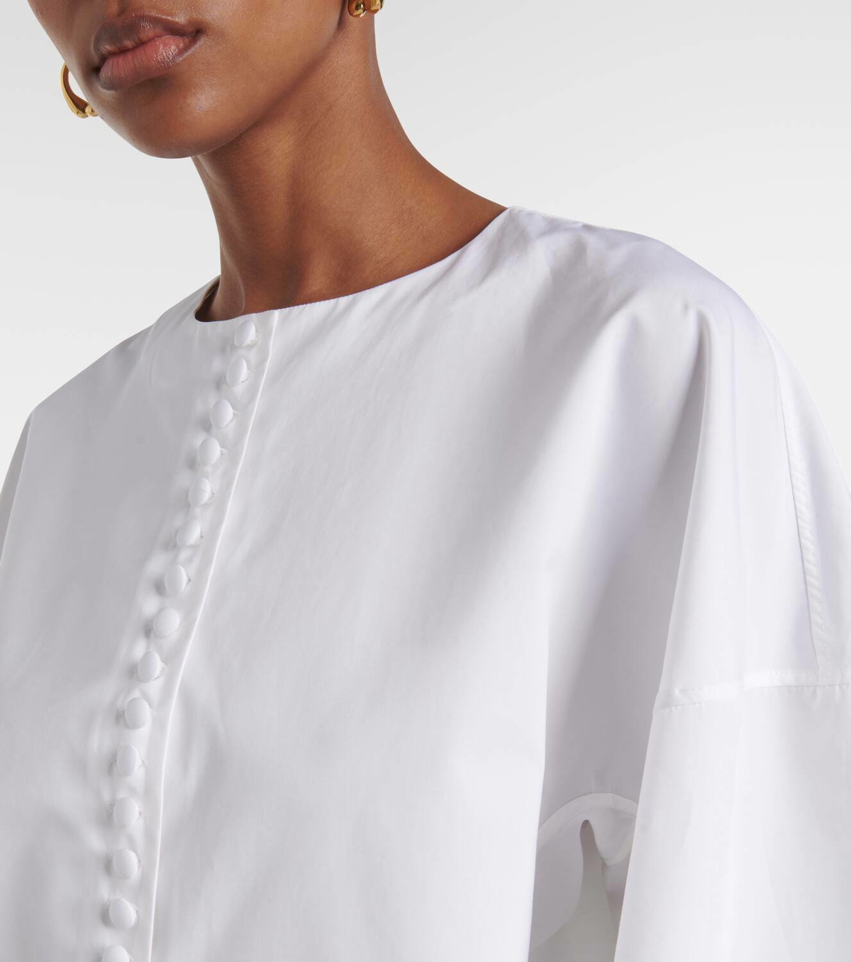 Fforme Fish oversized cotton jacket