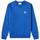 Maison Kitsuné Men's Dressed Fox Patch Classic Sweat in Deep Blue