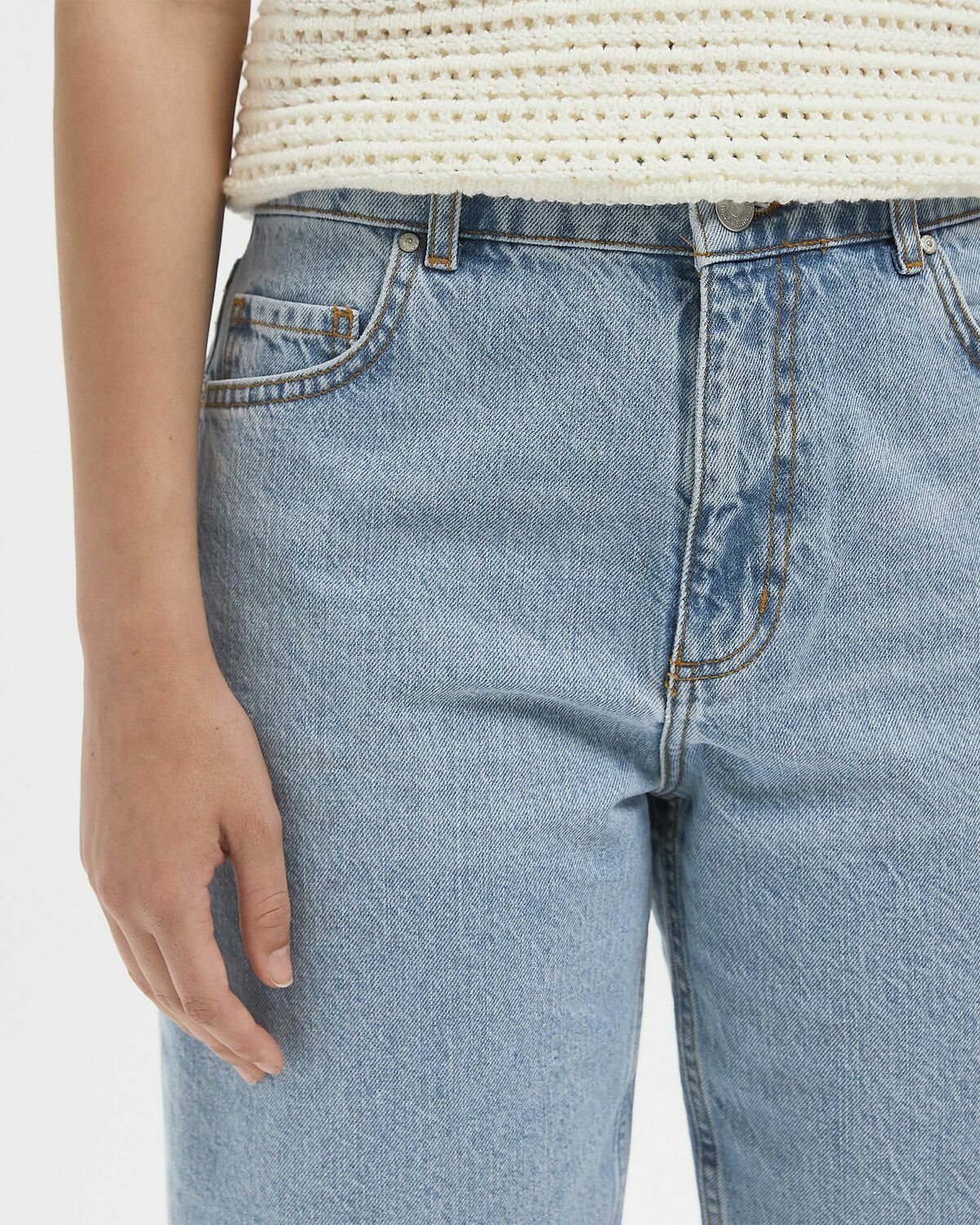Envii ENBREE STRAIGHT SHORTS Blue Womens Casual Short