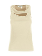 Remain Ribbed Jersey Cut Out Top