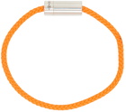 Le Gramme Orange & Silver 'Le 5 Grammes' Nato Bracelet