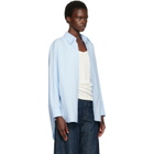 MM6 Maison Margiela Blue Poplin Shirt