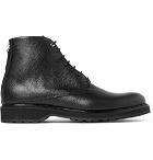 WANT LES ESSENTIELS - Montoro Pebble-Grain Leather Boots - Men - Black