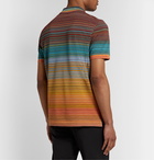 Missoni - Striped Cotton Polo Shirt - Multi