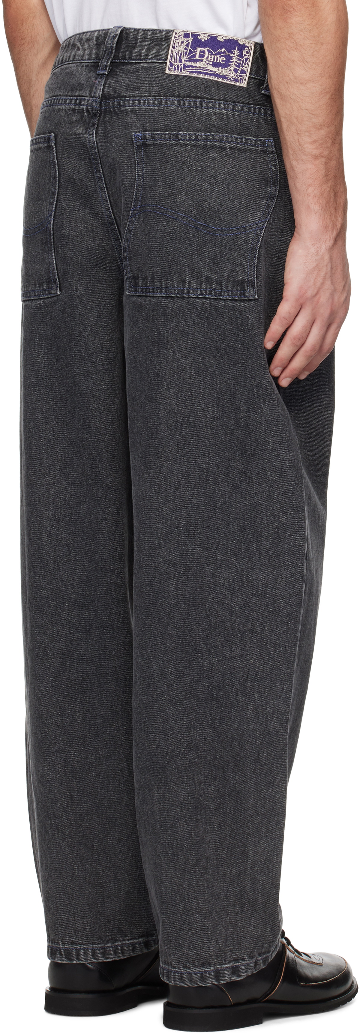 Dime Black Classic Baggy Jeans