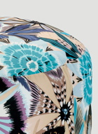 Passiflora Giant Large Pouf in Blue