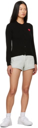 COMME des GARÇONS PLAY Black Heart Patch Cardigan