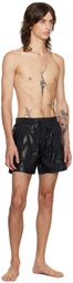 Balmain Black Rondini Swim Shorts