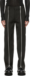 Bottega Veneta Green Cavalry Zip Trousers