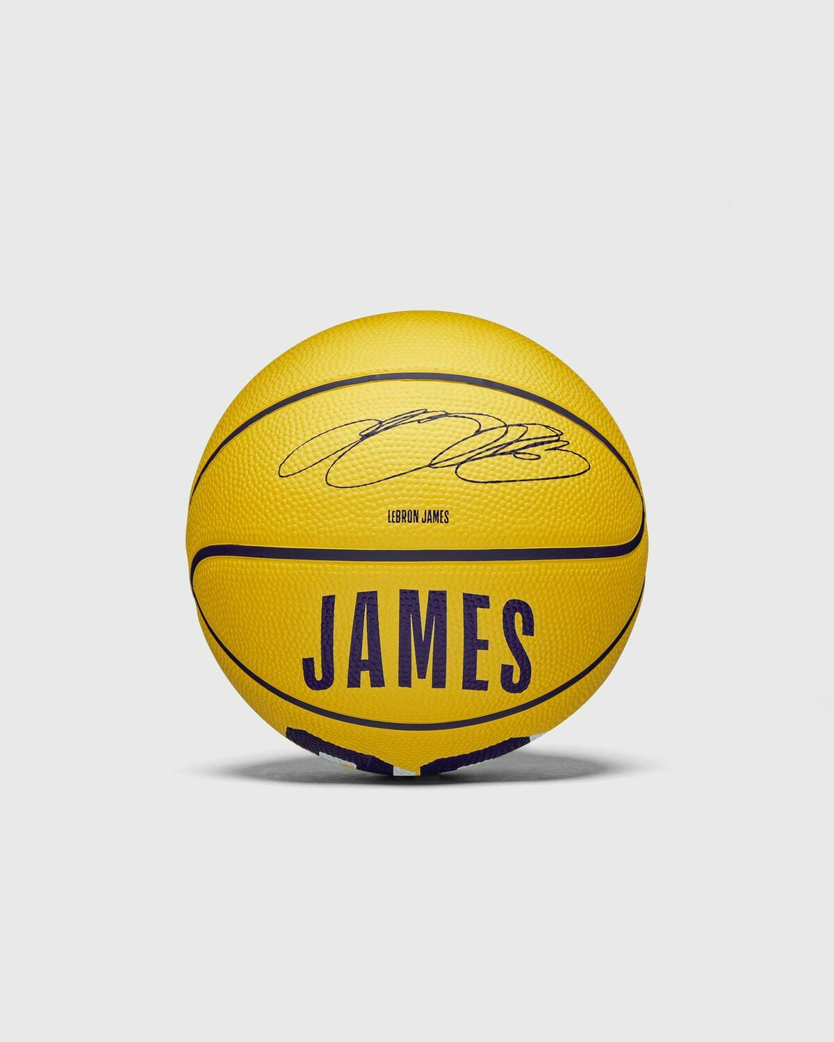 Wilson Nba Player Icon Mini Basketball Lebron New Size 3 Yellow Sports Equipment
