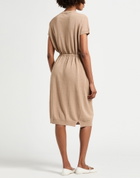 Peserico Womens Midi dress Sand