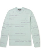 A-COLD-WALL* - Logo-Jacquard Wool Sweater - Green