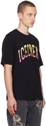 ICECREAM Black College T-Shirt