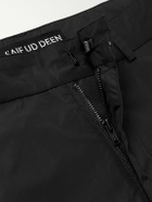 SAIF UD DEEN - Straight-Leg Shell Trousers - Black