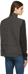 rag & bone Black Ripstop Trent Vest