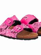 MC2 Saint Barth Woman Sandals With Pink Bandanna Print