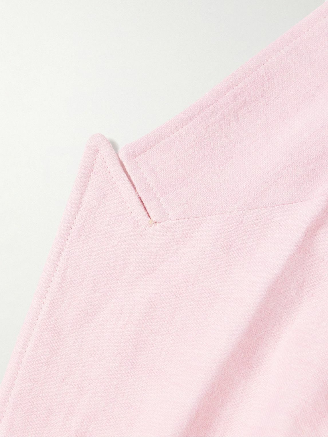 Oliver Spencer - Wyndhams Unstructured Linen Suit Jacket - Pink