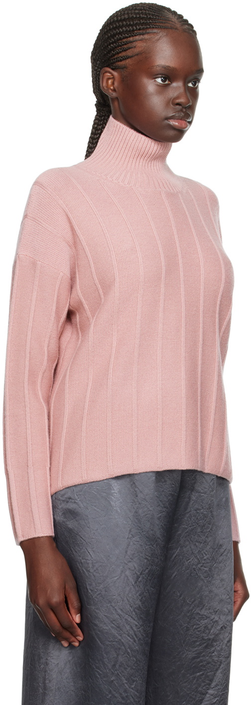 Max Mara Leisure Pink Beira Turtleneck