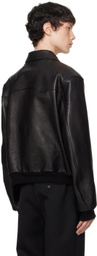 Recto Black Ben Leather Jacket