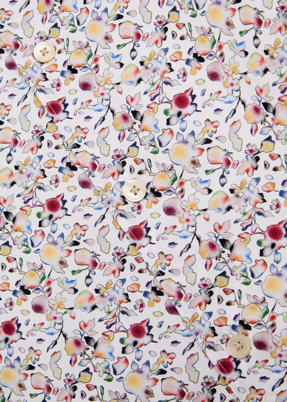 PS Paul Smith Patterned Tailored fit Stretch-cotton Shirt Multicoloured 1