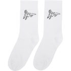 Thames White Eros Socks