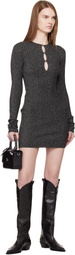 AMIRI Gray MA Hardware Minidress
