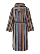 Missoni adam Multicolor Bathrobe With Zig Zag Motif In Cotton